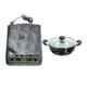 Vox 1800W Black Induction Cooktop with Nonstick Kadhai