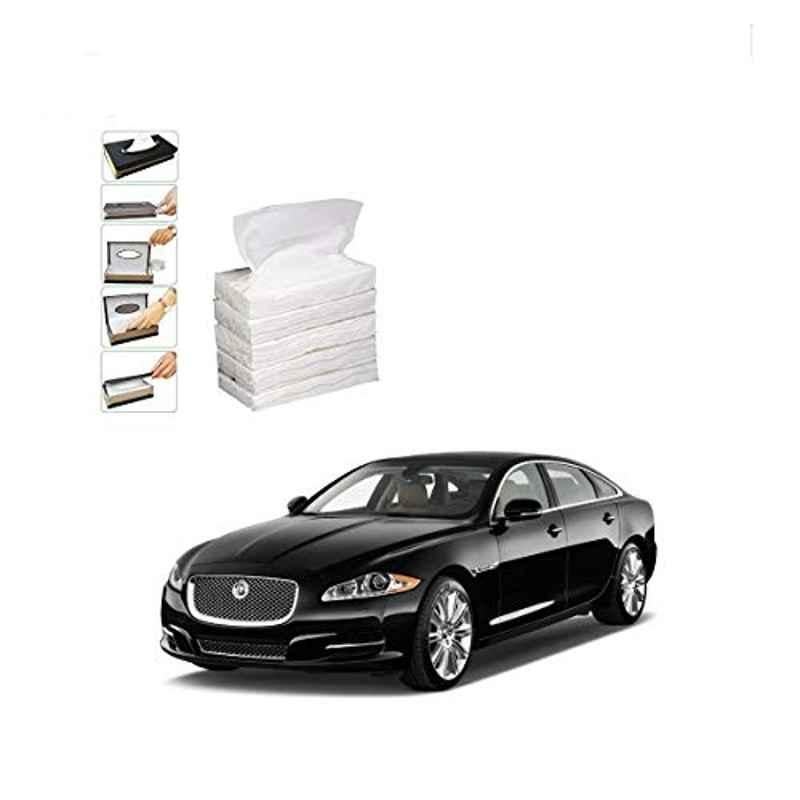 Kozdiko 100 Pulls Dispenser Box Refiller Tissue Paper with 200 Sheets for Jaguar XJ-Type (Pack of 5)