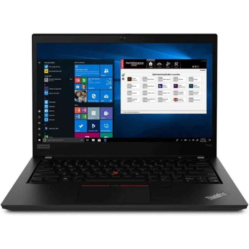 Lenovo ThinkPad P14S Black Thin & Light Laptop with 11th Gen Intel Core i7/16GB RAM/512GB SSD/Windows 11 Pro & FHD IPS 14 inch Display, 20VXS0G800