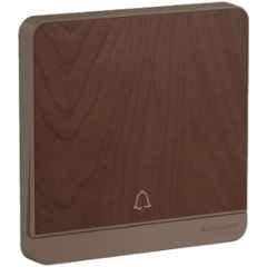 Schneider Electric AvatarOn 10A 250 VAC Polycarbonate Wood Push Pull Button, E8331BPL1_WD_G8