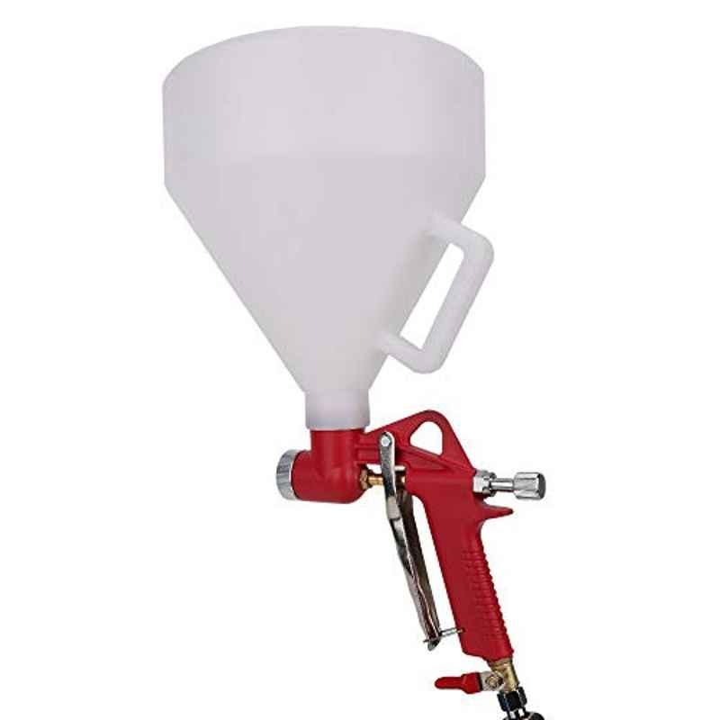 Honeytecs 1.45 Gallon Air Hopper Paint Texture Spray Gun with 3 Nozzles