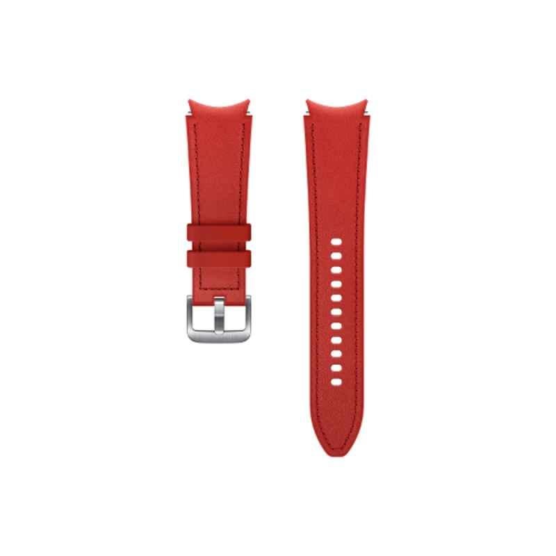 Samsung 44mm Fluoroelastomer Red Sports Band Strap for Galaxy Watch 4, ET-SFR87LREGWW