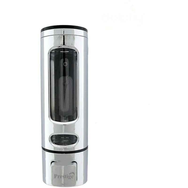 Prestige 400ml Plastic Silver Liquid Soap Dispenser