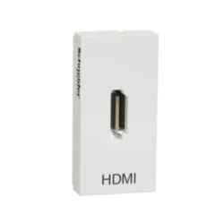 Schneider Electric Unica Pure Polar White HDMI Socket, UNSHDMI_WE