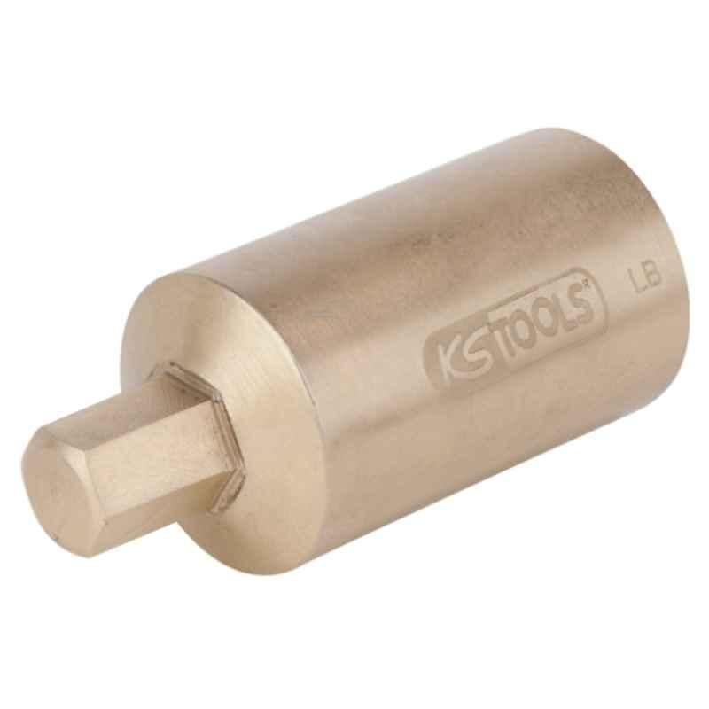 KS Tools Bronze Plus 3/4 inch 19mm Aluminium Hexagon Bit Socket for Hexagon Screws, 963.3467
