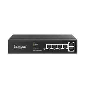 Beware 4 Port 10/100/1000 Mbps 4 Gigabit Port PoE Network Switch for CCTV & IP Cameras
