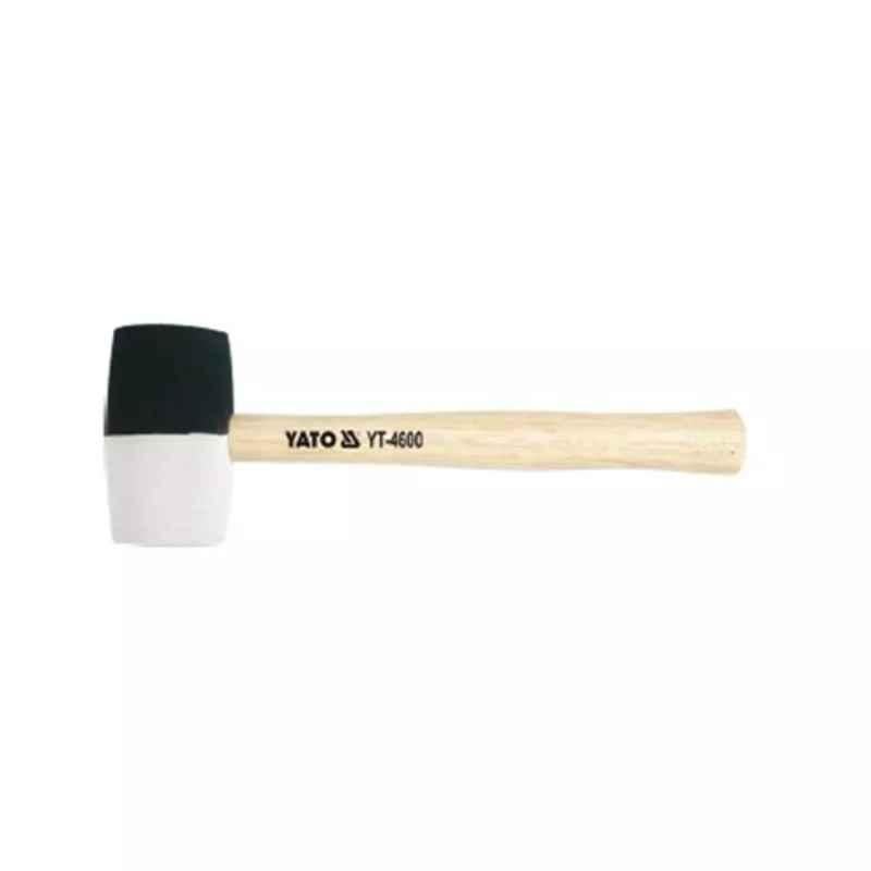 Yato YT-4602 370g Rubber Mallet with Wooden Handle