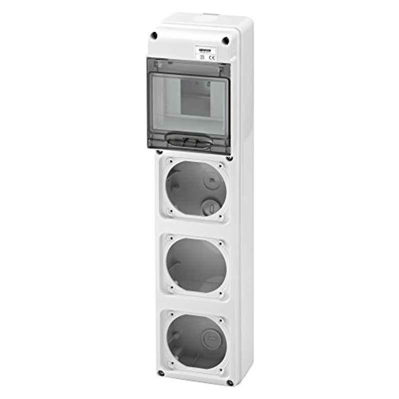 Gewiss GW68001N Q-Din 4 Module 3 Flange Board