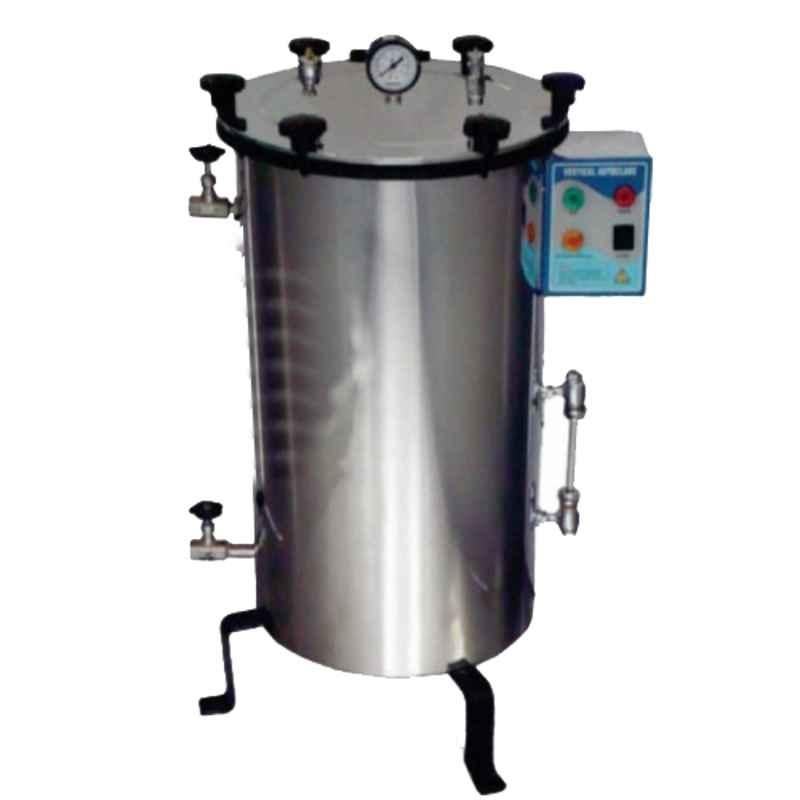 NSAW Vertical Autoclave for Automatic Low Water Cut off Device, NSAW-1115