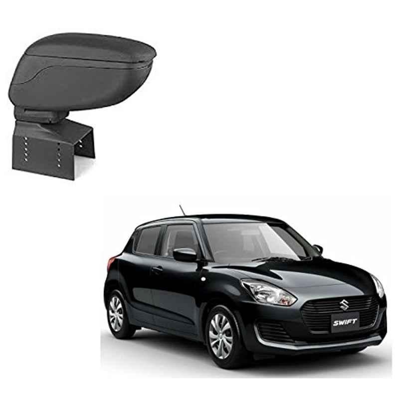 Kozdiko RMA140 Black Car Armrest Console for Maruti Suzuki Swift (2018-Present)