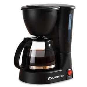 Wonderchef Swift 650W 600ml Black Brew Coffee Machine with 2 Years Warranty, 63155046