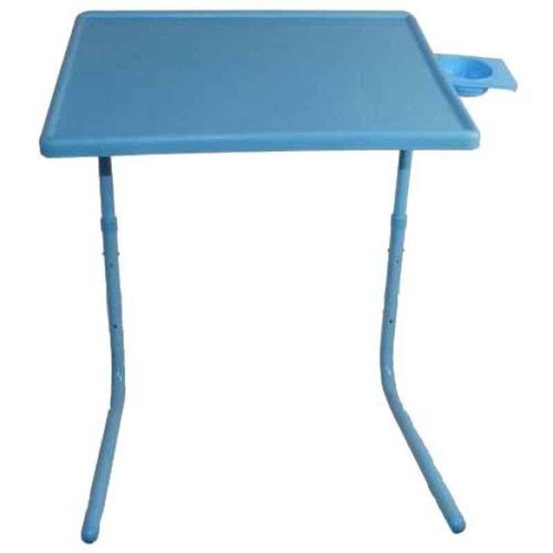 Table Mate 40.64x68.58x50.8cm Plastic Light Blue Portable Laptop Table, CAS2011WCR