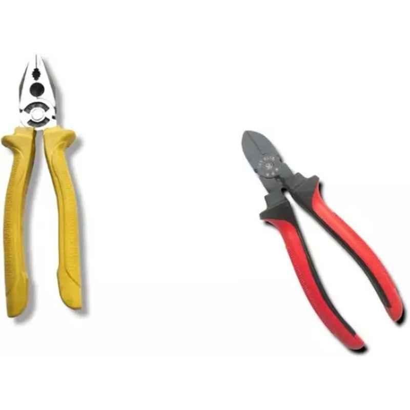 Sky Blue 2 Pcs 7.8 inch Lineman Plier Combo, SBE_PLIER_0156