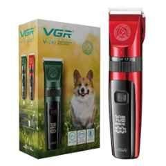 VGR V-240 Red Professional Pet Clipper with 150min Run Time & 2 Years Warranty