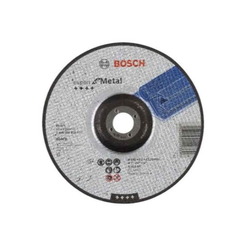 Bosch 180x3x22.23mm Metal Grey & Black Cutting Disc, 2608600316