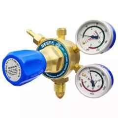 Seema 10Bar Single Stage Heavy Duty Double Gauge Oxygen Gas Pressure Regulator, S.S.DG.HD.OX-1