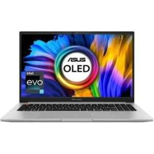 Asus S3502ZA-L701WS VivoBook S15 Silver Laptop with Intel Core i7 12th Gen 16GB/512GB SSD/Windows 11 Home/4GB Graphic Card & 15.6 inch OLED Display, 90NB0WK1-M00AA0