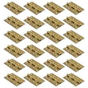 Plantex Heavy Duty Stainless Steel Door Butt Hinges 4 inchx14 Gauge/1.8 mm Thickness Home/Office/Hotel for Main Door/Bedroom/Kitchen/Bathroom (Pack of 24) Antique Brass