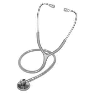 Firstmed Grey Classic Professional Stainless Steel Single Head Stethoscope, ST-01