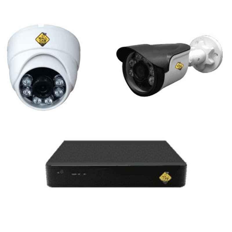 Ozone 2MP AHD 1 Dome & 1 Bullet CCTV Camera Kit Combo with 4 Channel DVR