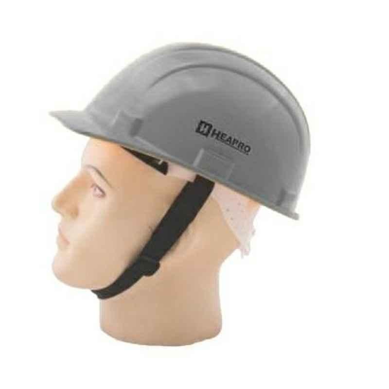 Heapro Grey Nape Type Safety Helmet, VLD-0011 (Pack of 10)