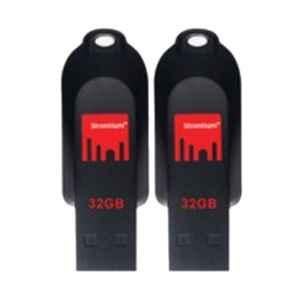 Strontium Pollex 32GB USB 2.0 Black Pen Drive, SR32GRD (Pack of 2)