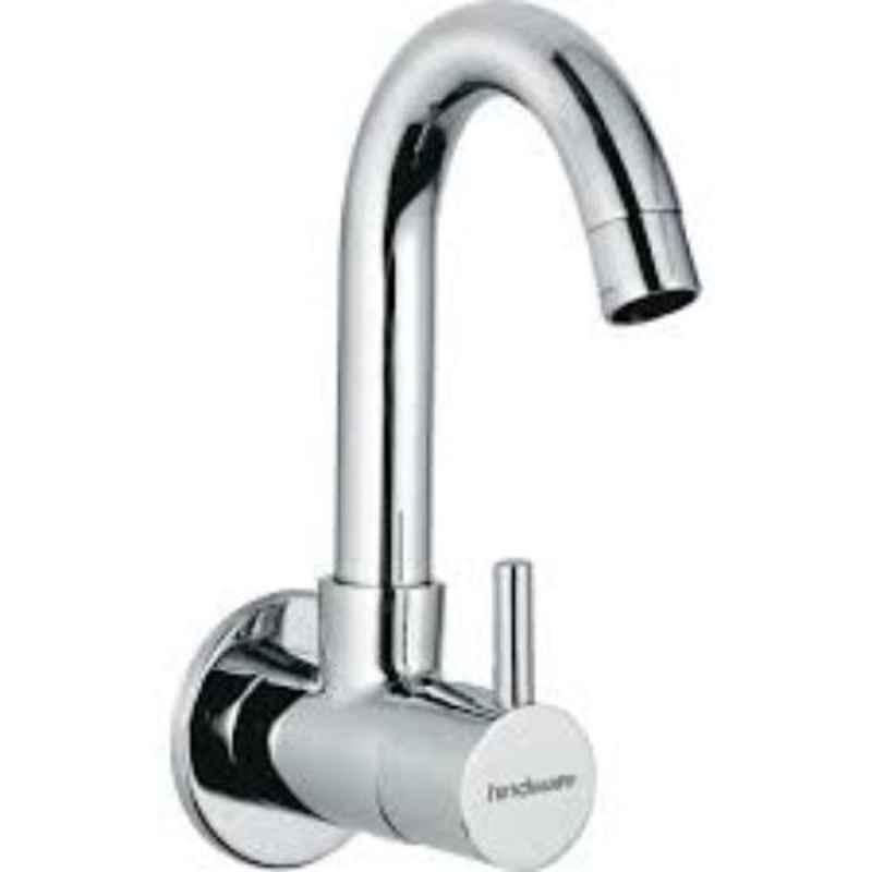 Hindware Flora Chrome Brass Sink Cock with Extended Swivel Spout, F280026SCP