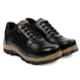 Rich Field SGS1132BLK Leather Low Ankle Steel Toe Black Work Safety Shoes, Size: 6