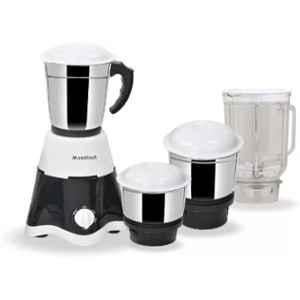 Maxotech Zack 750W ABS Black & White Copper Motor Mixer Grinder with 4 Jars