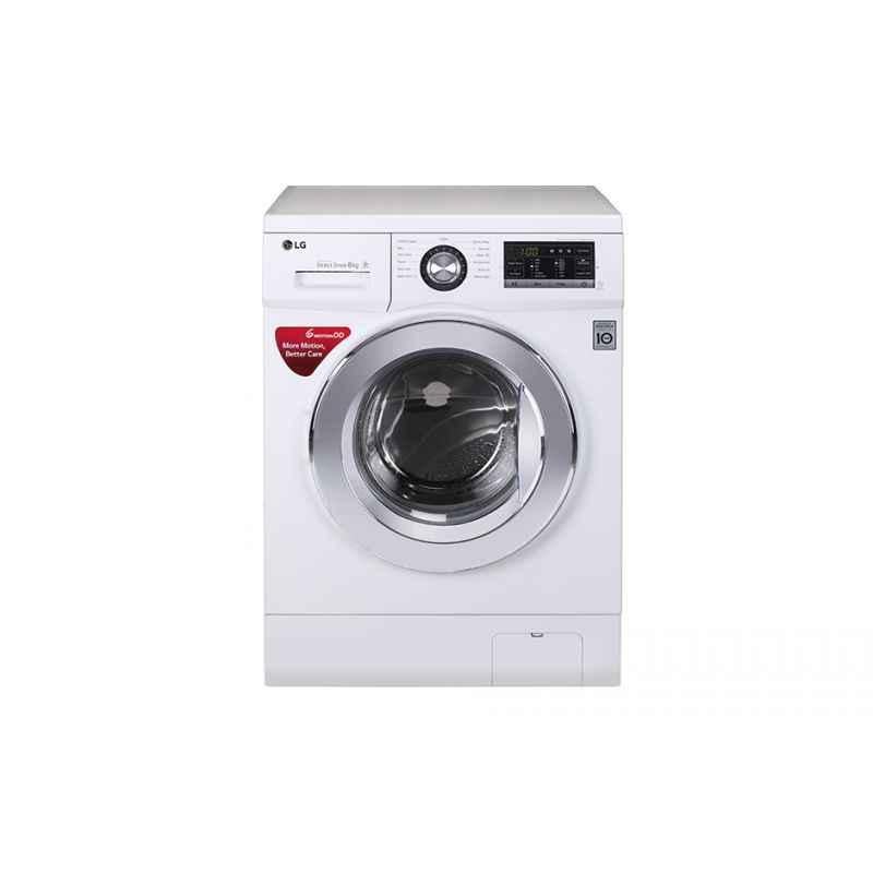 LG 8kg Blue White Front Loading Fully Automatic Washing Machine, FH4G6TDNL22