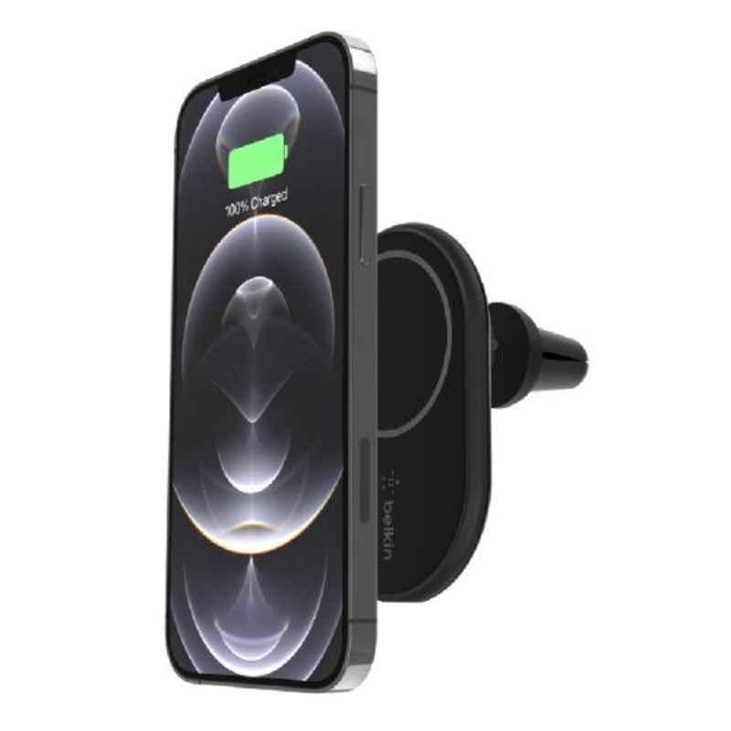 Belkin 10W Black Magnetic Wireless Car Charger for Apple iPhone, BL-CC-MSAFE-10W-BLK
