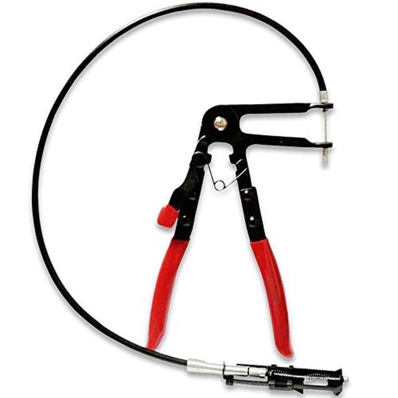 TruBuilt-1 Carbon Steel Hose Clamp Plier with 24 inch Flexible Wire Spring Position Lock, T1A-OM00388