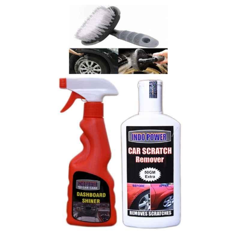 Indopower Ff1090 Dashboard Shiner Spray, Scratch Remover, All Tyre Cleaning Brush Kit, AHh1094-picture-39