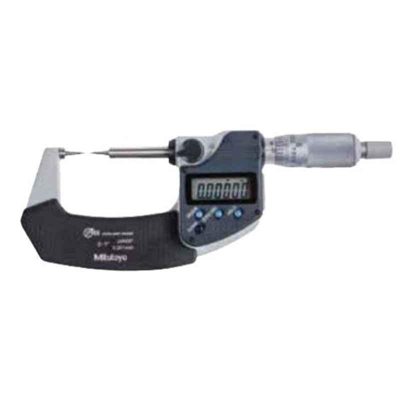 Mitutoyo 25-50 mm Carbide Tip Point Digital Micrometer, 342-262-30