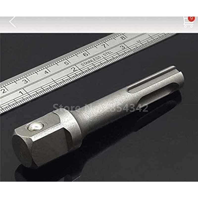 Krost 1/4 inch Sds Socket Driver Drills Drill Bit Adaptor Connector Plus Hammer Drill Impact Drills Head Transfer Tools (1/4 inch Sds Socket Driver Bit Adaptor)