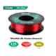 eSUN 1.75mm TPU Red Filament for 3D Printing, 3IDEA-ESUN-TPU-TRNS-RED