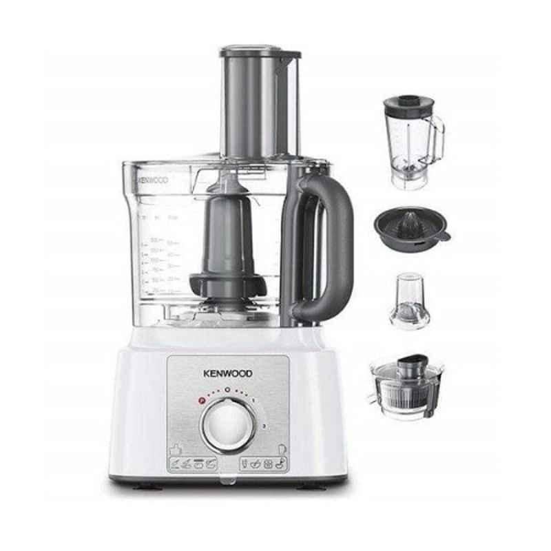 Kenwood MultiPro Express 1000W 3 Liter White Food Processor, FDP65750WH