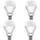 Eveready 14W 1400lm B22D Cool Day White Round LED Bulb (Pack of 4)