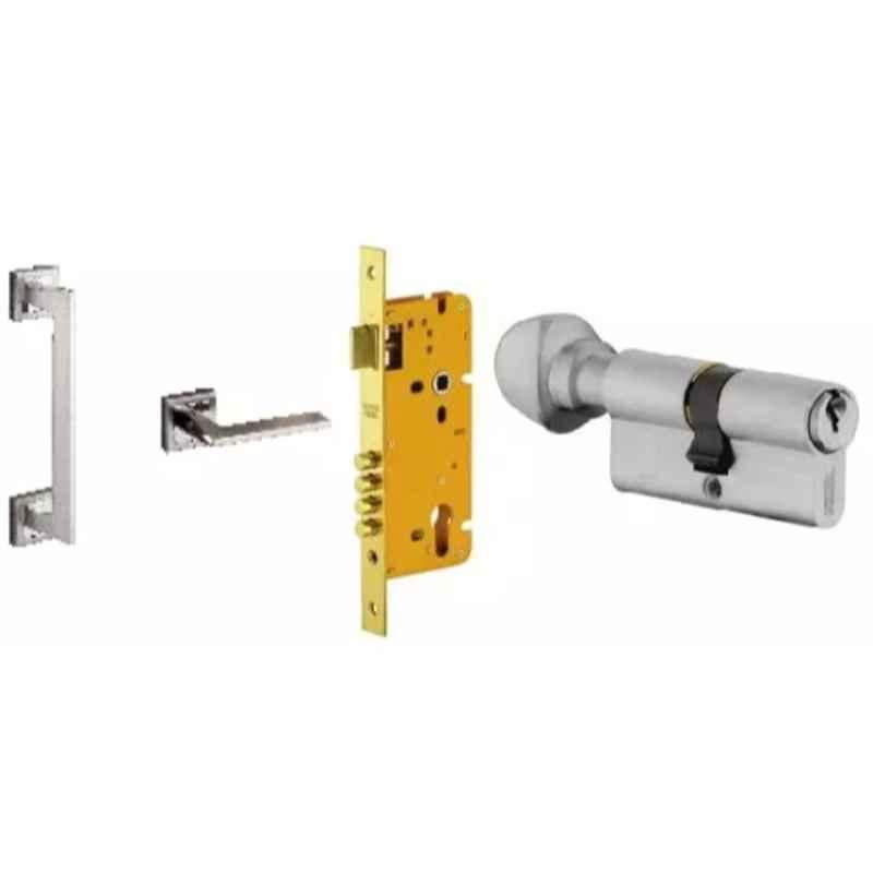 Dorset Alya Stainless Steel Door Handle Lock Set for Left Hand Side, MD ALY 07 SS (L)