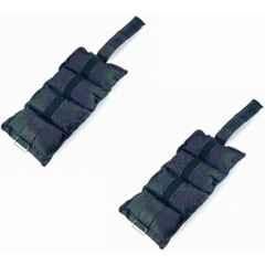 Matrica Black 1kg Adjustable Ankle Weights & 1kg Wrist Weight