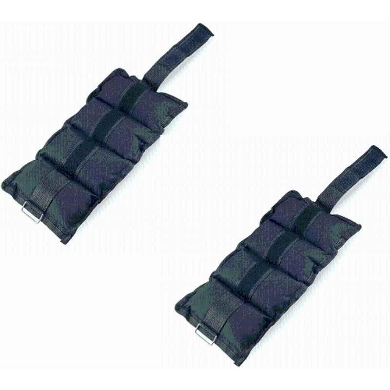 Matrica Black 1kg Adjustable Ankle Weights & 1kg Wrist Weight