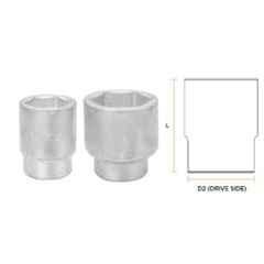 Groz 46mm 1 inch Drive Hex Socket, SKT/H/0-1/46/MT