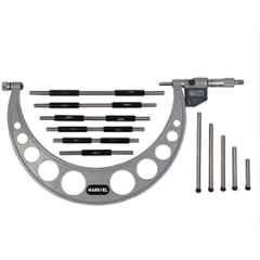 Markvel 0-150mm Stainless Steel Digimatic Micrometer with Interchangeable Anvils, 222-150