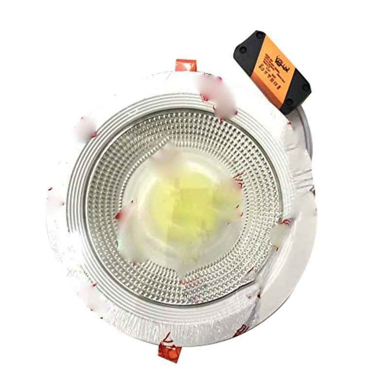 Volux 30W 8 inch Cool White Aluminium & Acrylic COB LED Downlight Spot Light