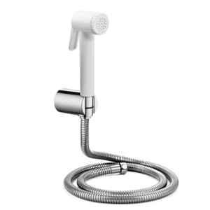 Elegant Casa ABS Chrome Gun Handheld Bidet Health Faucet with Wall Hook & 1m Hose Pipe