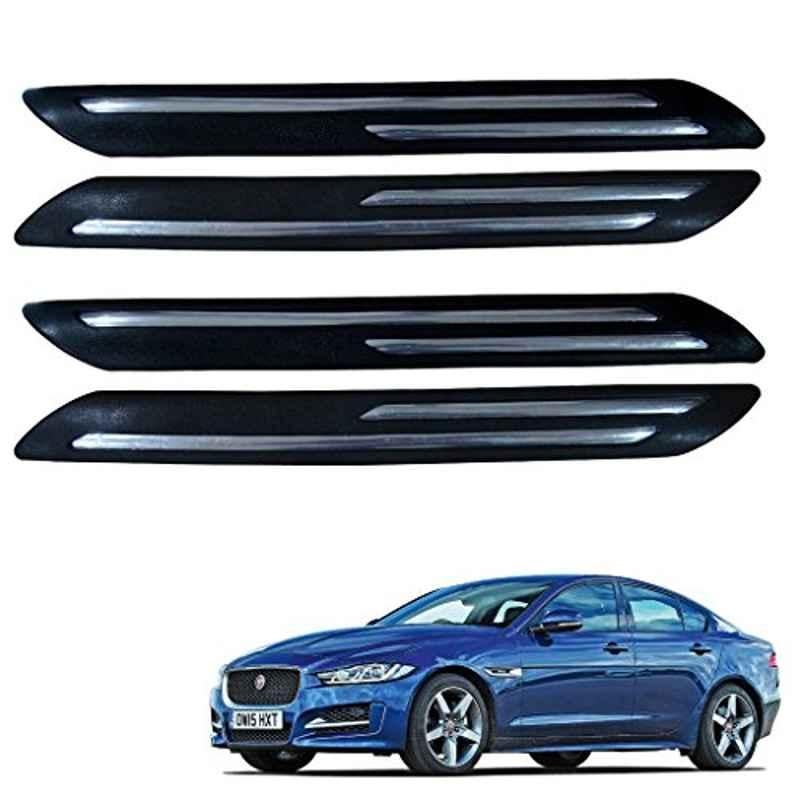 Kozdiko 4 Pcs Double Chrome Bumper Protector Set for Jaguar XE