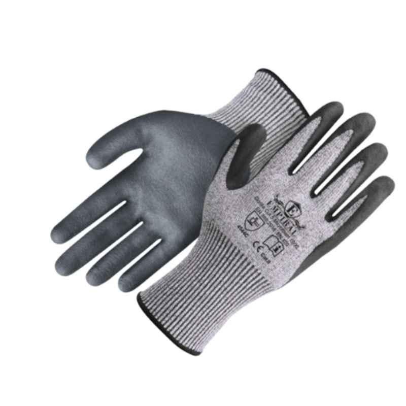 Empiral E142573020 Black Liner Microfoam Nitrile Coated Cut Resistant Glove, Size: M