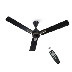 Kemajuan Sonic 32W 350rpm 5 Star Matt Black Copper BLDC Ceiling Fan with Remote & 2 Years Warranty, KFN01SO, Sweep: 1200 mm