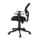Regent Net & Metal Black Chair with Novel Handle, RSC-803