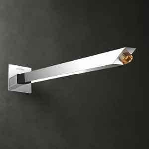 Plantex 9 inch Shower Arm for Overhead Shower/Stainless Steel Shower Pipe/Wall Mount Bathroom Fitting with 1/2 inch Thread (Chrome)